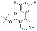 2-(3,5-DIFLUORO-PHENYL)-PIPERAZINE-1-CARBOXYLIC ACID TERT-BUTYL ESTER 结构式