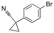 1-(4-Bromo-phenyl)-cyclopropanecarbonitrile 结构式