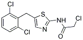 2-CHLORO-N-[5-(2,6-DICHLOROBENZYL)-1,3-THIAZOL-2-YL]ACETAMIDE 结构式