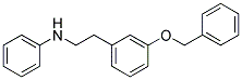 [2-(3-BENZYLOXY-PHENYL)-ETHYL]-PHENYL-AMINE 结构式