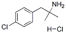 1-(4-CHLOROPHENYL)-2-METHYL-2-PROPANAMINE HYDROCHLORIDE 结构式