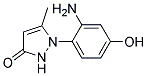 1-(2-AMINO-4-HYDROXYPHENYL)-5-METHYLPYRAZOL-3-ONE 结构式