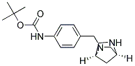 (1S,4S)-2-(4'-N-BOC-AMINOBENZYL)-2,5-DIAZA-BICYCLO[2.2.1]HEPTANE 结构式
