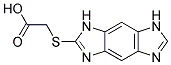 (1,7-DIHYDROIMIDAZO[4,5-F]BENZIMIDAZOL-2-YLTHIO)ACETIC ACID 结构式