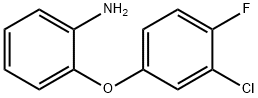 2-(3-CHLORO-4-FLUOROPHENOXY)ANILINE 结构式