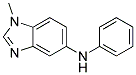 (1-METHYL-1H-BENZOIMIDAZOL-5-YL)-PHENYL-AMINE 结构式