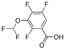 2,4,5-TRIFLUORO-3-DIFLUOROMETHOXYBENZOIC ACID 结构式