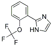 2-(2-TRIFLUOROMETHOXY-PHENYL)-1H-IMIDAZOLE 结构式