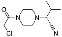 2-[4-(CHLOROACETYL)PIPERAZIN-1-YL]-3-METHYLBUTANENITRILE 结构式