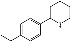 2-(4-ETHYLPHENYL)PIPERIDINE 结构式