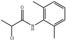 2-氯-N-(2,6-二甲基苯基)丙酰胺 结构式