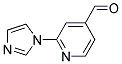 2-IMIDAZOL-1-YL-PYRIDINE-4-CARBALDEHYDE 结构式