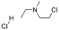 2(METHYLETHYLAMINO)ETHYL CHLORIDE HCL 结构式