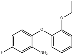 2-(2-ETHOXYPHENOXY)-5-FLUOROANILINE 结构式