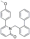 1-(1,1'-BIPHENYL-2-YLMETHYL)-6-(4-METHOXYPHENYL)PYRIDIN-2(1H)-ONE 结构式