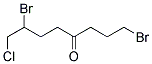 1,7-DIBROMO-8-CHLORO-OCTAN-4-ONE 结构式