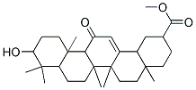 10-Hydroxy-2,4a,6a,6b,9,9,12a-heptamethyl-13-oxo-1,2,3,4,4a,5,6,6a,6b,7,8,8a,9,10,11,12,12a,12b,13,14b-icosahydro-picene-2-carboxylic acid 结构式