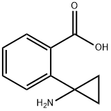 2-(1-氨基环丙基)苯甲酸 结构式