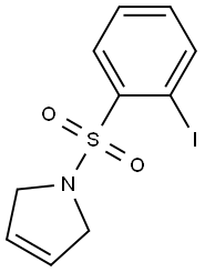 1-(2-IODO-BENZENESULFONYL)-2,5-DIHYDRO-1H-PYRROLE 结构式