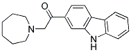 1-Azepan-1-yl-2-(9H-carbazol-2-yl)-ethanone 结构式