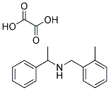 (2-METHYLBENZYL)-(1-PHENYLETHYL)AMINE OXALATE 结构式