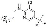 N1-(3-氯-5-(三氟甲基)吡啶-2-基)乙烷-1,2-二胺盐酸盐 结构式