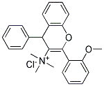 [2-(2-METHOXYPHENYL)-4-PHENYL-4H-CHROMEN-3-YL]-N,N-DIMETHYLMETHANAMINIUM CHLORIDE 结构式