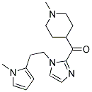 (1-METHYL-4-PIPERIDINYL)[1-[2-(1-METHYL-1H-PYRROL-2-YL)-ETHYL]-1H-IMIDAZOL-2-YL]METHANONE 结构式