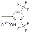 2-(3,5-BIS-TRIFLUOROMETHYL-PHENYL)-2-METHYL-PROPIONIC ACID 结构式