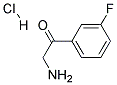 2-Amino-3'-fluoroacetophenone hydrochloride 结构式