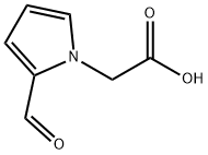 2-(2-甲烷酰吡咯-1-基)乙酸 结构式