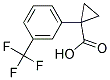 1-(3-TRIFLUOROMETHYL-PHENYL)-CYCLOPROPANECARBOXYLIC ACID 结构式