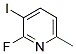 2-氟-3-碘-6-甲基吡啶 结构式