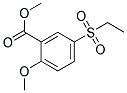 2-甲氧基-5-乙磺酰基苯甲酸甲酯 结构式
