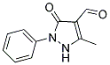 2,3-Dihydro-5-methyl-3-oxo-2-phenyl-1H-pyrazole-4-carboxaldehyde 结构式