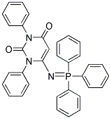 1,3-diphenyl-6-[(1,1,1-triphenyl-lambda~5~-phosphanylidene)amino]-1,2,3,4-tetrahydropyrimidine-2,4-dione 结构式