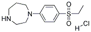 1-[4-(Ethylsulphonyl)phenyl]homopiperazine hydrochloride 结构式