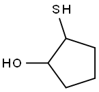 2-Mercaptocyclopentanol 结构式