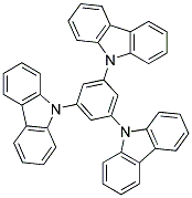 1,3,5-TRIS(CARBAZOL-9-YL)-BENZENE 结构式