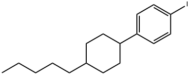 1-碘-4-(4-戊基环己基)苯 结构式
