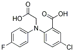 2-[CARBOXYMETHYL-(4-FLUORO-PHENYL)-AMINO]-5-CHLORO-BENZOIC ACID 结构式