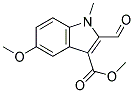 2-FORMYL-5-METHOXY-1-METHYL-1H-INDOLE-3-CARBOXYLIC ACID METHYL ESTER 结构式