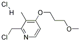 2-(Chloromethyl)-4-(3-MethoxyPropoxy)-3-MethylPyridineHcl 结构式