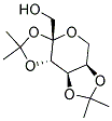 2,3,4,5-Bis-O-(1-Methylethylidene)-beta-D-Fructopyranose 结构式