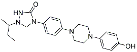 1-Sec-Butyl-4-{4-[4-(4-Hydroxy-Phenyl) Piperazin-1-Yl]-Phenyl} 1,2,4-Triazol-3-One 结构式