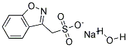 1,2-Benzisoxazole-3-Methanesulfonic Acid Sodium Salt Mono Hydrate 结构式