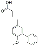 2 Methoxy 5 Methyl  Phenyl Benzene Propanoic Acid 结构式