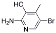 2-AMINO-3-HYDROXY-5-BROMO-4-PICOLINE 结构式