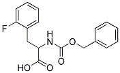 2-{[(benzyloxy)carbonyl]amino}-3-(2-fluorophenyl)propanoic acid 结构式