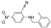 2-(2-Methyl-benzylamino)-5-nitro-benzonitrile 结构式